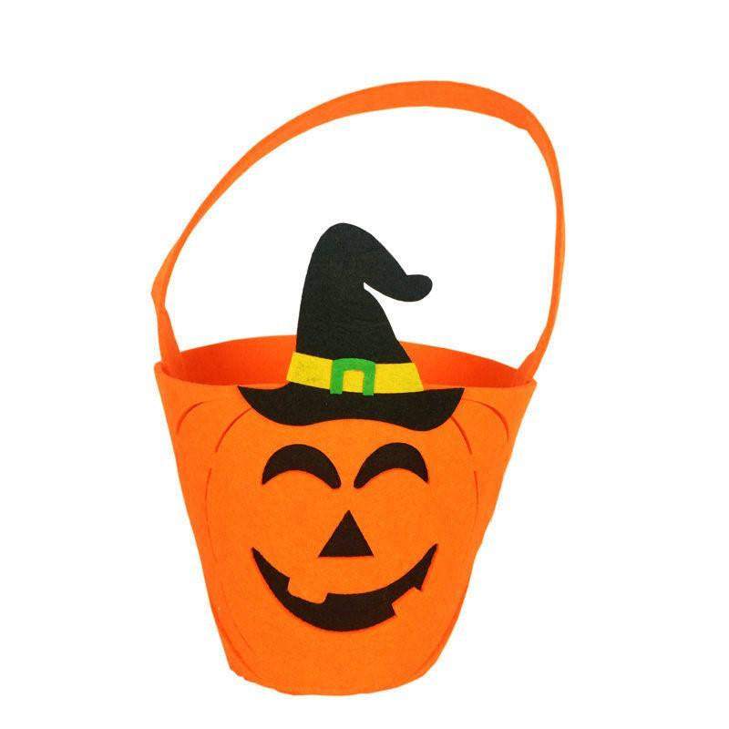 Spooky Halloween Pumpkin Candy Bucket – Perfect for Trick-or-Treating