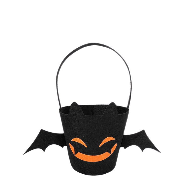 Spooky Halloween Pumpkin Candy Bucket – Perfect for Trick-or-Treating